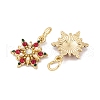 Rack Plating Alloy Rhinestone Pendants FIND-C055-09G-2