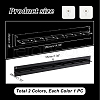 AHADERMAKER 2 Sets 2 Colors Acrylic Sunglasses Organizer Holder AJEW-GA0006-41-2