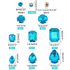   198Pcs 9 Style Sew on Rhinestone DIY-PH0008-64-5