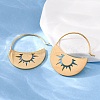 304 Stainless Steel Dangle Earrings EJEW-Z118-07G-01-3