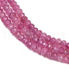 Dyed Natural Malaysia Jade Rondelle Beads Strands G-E316-2x4mm-46-12