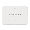 Paper Jewelry Display Cards with Hanging Hole CDIS-M005-27-2