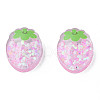 Printed Transparent Epoxy Resin Cabochons CRES-N034-22-2