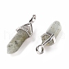 Natural Labradorite Pointed Pendants G-K329-61P-3
