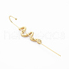 Snake Stud Earring EJEW-N099-012-NF-2