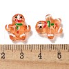Christmas Handmade Lampwork Beads Strands LAMP-M021-02A-4