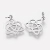 Tarnish Resistant 304 Stainless Steel Pendants STAS-Q201-T458S-2