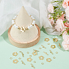 Beebeecraft 10Pcs Brass Toggle Clasps KK-BBC0013-28-4