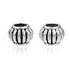 Tibetan Style Alloy European Beads TIBEB-N005-063-1