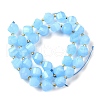 Natural Quartz Dyed Beads Strands G-U023-A02-01-3