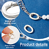   2Pcs Sterling Silver Spring Gate Rings STER-PH0002-27-4