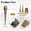 CHGCRAFT DIY Alloy Bolo Tie Making Finding Kit FIND-CA0009-03AB-2