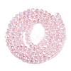 Electroplate Glass Beads Strands EGLA-A044-T4mm-B10-2