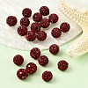 Pave Disco Ball Beads RB-H258-8MM-208-4
