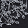 Plastic Tiny Ball Stud Earrings EJEW-N022-01A-2
