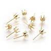 304 Stainless Steel Stud Earring Findings STAS-P221-20G-G-1