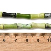 Natural Serpentine Beads Strands G-L624-G13-12x5mm-5