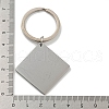 Mother's Day Gift 201 Stainless Steel Word Remember I Love You Mom Keychains KEYC-E040-01P-02-3