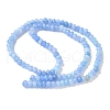 Dyed Natural Malaysia Jade Rondelle Beads Strands X-G-E316-2x4mm-60-4