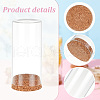   4Pcs High Borosilicate Glass Dome Cover DJEW-PH0001-37-4