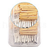  Jewelry Iron Slide On End Clasp Tubes FIND-PJ0001-01-27