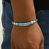 Stylish Synthetic Turquoise Beaded Bracelets KC4109-4