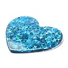 Acrylic with Paillettes Pendants MACR-M028-02C-2