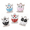 Alloy Enamel Pendants ENAM-B054-02P-1