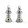 Tibetan Style Alloy Pendant TIBE-M001-05AS-1