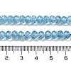 Natural Blue Topaz Beads Strands G-B088-D05-03-5