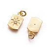 Brass Charms KK-I656-07G-2