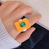 Resin Finger Rings for Women Girls FS-WGEC405-01-2