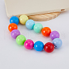 DICOSMETIC 120Pcs 12 Colors Opaque Acrylic Beads MACR-DC0001-07-6