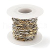 Ion Plating(IP) 304 Stainless Steel Bar Link Chains CHS-M005-11GP-1