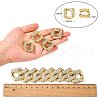 Acrylic Rhinestone Link Rings FIND-CJC0003-31-2