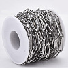 Tarnish Resistant 304 Stainless Steel Paperclip Chains CHS-T003-02-3