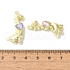 Rack Plating Alloy Pendants FIND-I039-035G-3