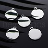 304 Stainless Steel Pendants STAS-I140-01A-S-7