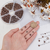   300Pcs 6 Styles Tibetan Style Alloy Spacer Beads TIBEB-PH0004-98-3