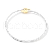 Braided Steel Wire Bracelets Making BJEW-H610-02G-03-1