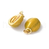 Brass Enamel Pendants KK-A252-38G-06-2