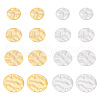 BENECREAT 48Pcs 8 Styles Brass Connector Charms KK-BC0012-88-1