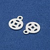 925 Sterling Silver Hollow Charms STER-C007-01A-S-2
