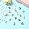 16Pcs 8 Styles UV Plating Alloy Enamel Pendants FIND-FS0002-74-8