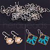 Plastic Earring Hooks KY-PH0007-07-WH-5