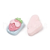 Summer Theme Resin Cabochons RESI-K043-14-2