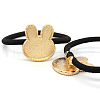 Zinc Alloy Hair Ties Findings OHAR-PW0001-237B-G-1