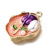 Alloy Enamel Pendants ENAM-K076-11E-G-2