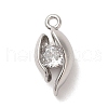 Marine Animal Theme
Platinum  Brass Micro Pave Clear Cubic Zirconia Pendants KK-U031-01P-01-1