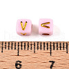 Plating Acrylic Beads OACR-N140-01D-V-3